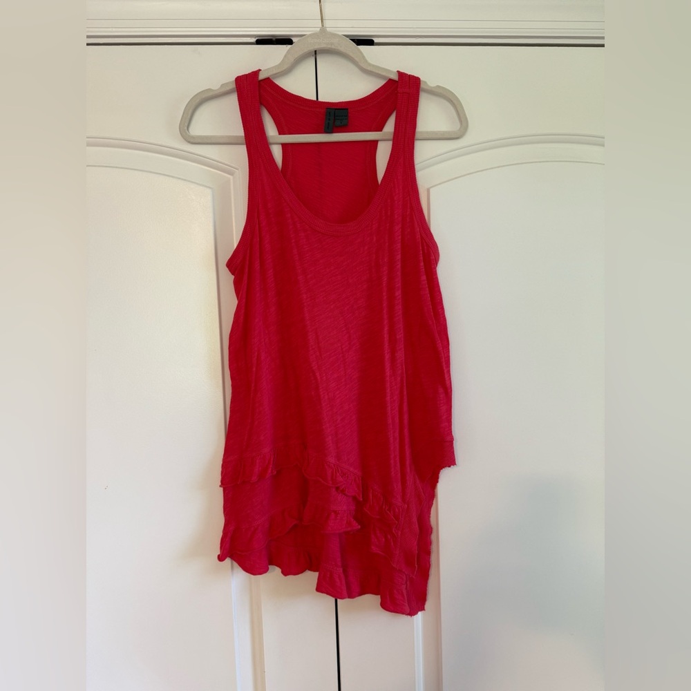 Anthropologie Left of Center Razorback Assymetrical Tank